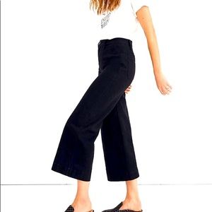 Madewell Emmett wide leg crop